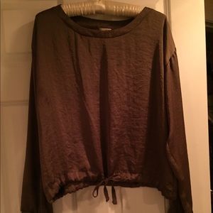 ZARA silk top